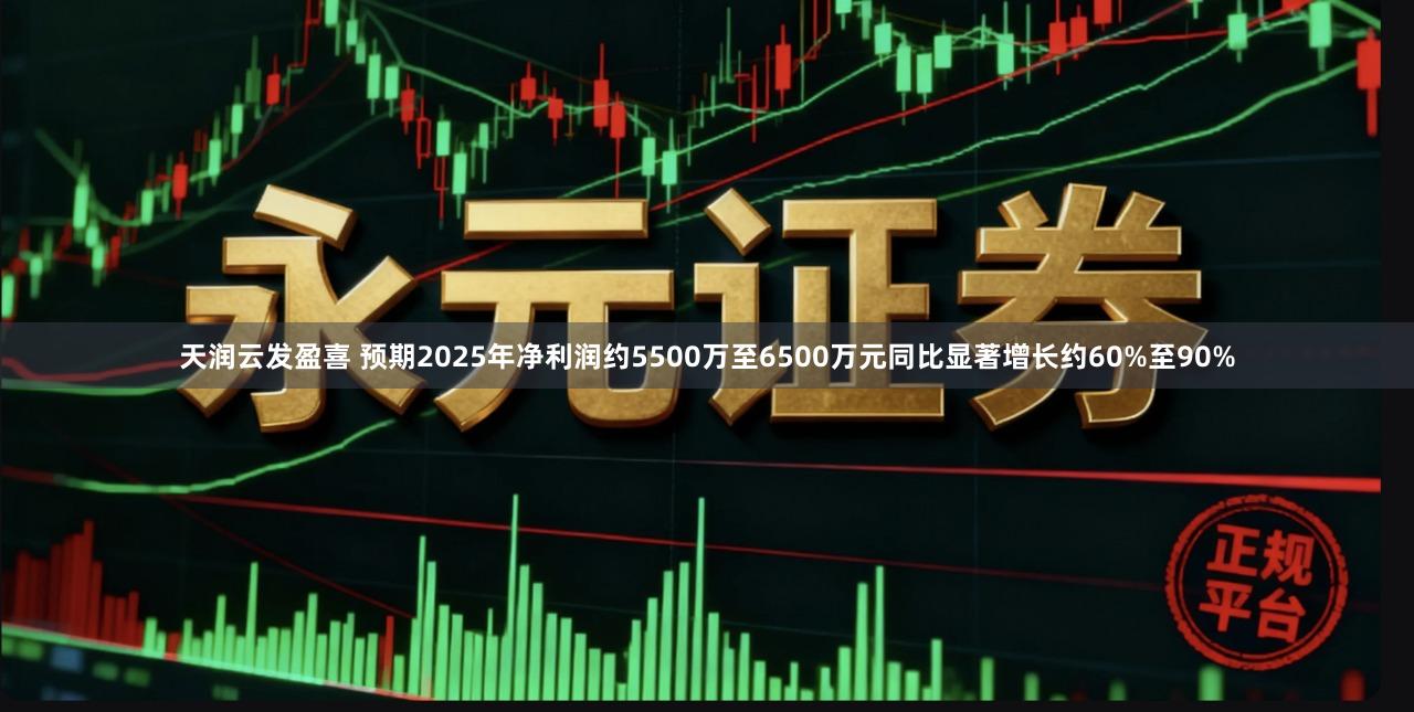 天润云发盈喜 预期2025年净利润约5500万至6500万元同比显著增长约60%至90%
